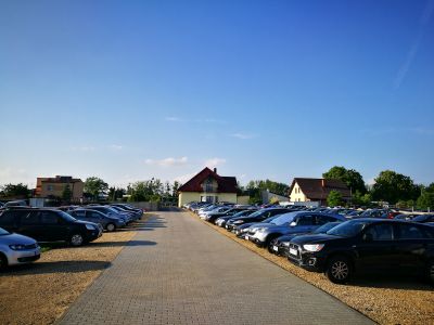 Parking w okolicach lotniaska Katowice Pyrzowice